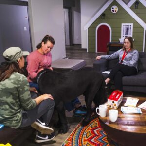 Women in the basement of Sanctum 1.5