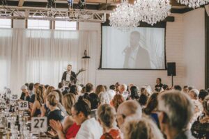 36 Hour Challenge Gala with a crowd