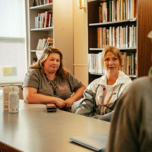 Challenge participants learning about healthcare barriers