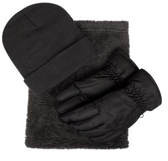 Winter accessories donations example